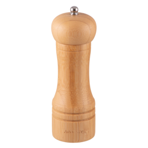 Salt and pepper Mill ARDESTO Midori, 50ml, bamboo, stainless steel