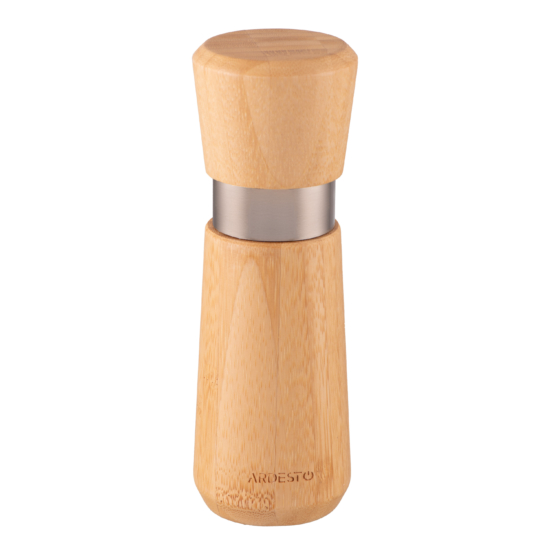 Salt and pepper Mill ARDESTO Midori, 50ml, bamboo, stainless steel