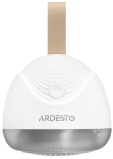 Машинка для удаления катышков ARDESTO, 7200 оборотов в мин, большая площадь лезвий, 90 мин. роботы на одном заряде, подстветка, USB-C > USB-A, белый
