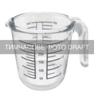 Measuring cup ARDESTO 0.5l, borosilicate glass, transparent