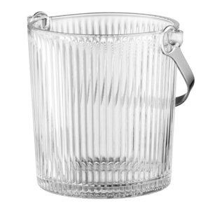 Ice bucket with clip ARDESTO Iceberg 980ml, glass, transparent