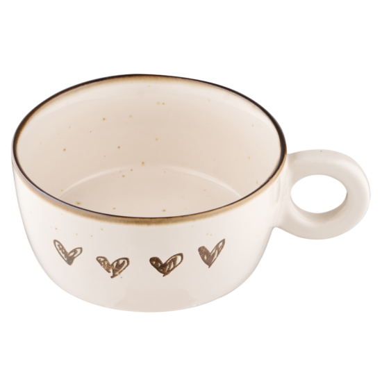 Soup mug ARDESTO Happy 550ml, ceramic