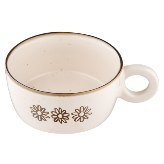Soup mug ARDESTO Happy 550ml, ceramic