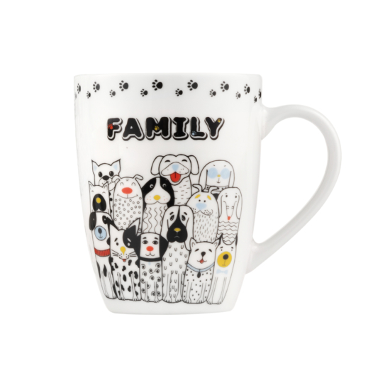 Set of dishes ARDESTO Family 3pcs, new bone china