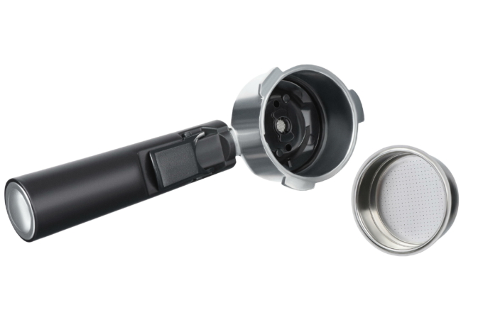 Coffee maker ARDESTO carob Steel Collection 1.6l, ground, hand capuchino maker, silver-black