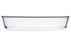 Baking pan ARDESTO Black Mars 30х21х6.5cm, borosilicate glass, oval, transparent