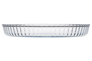 Baking pan ARDESTO Black Mars 27.6х3.8cm, borosilicate glass, round, transparent