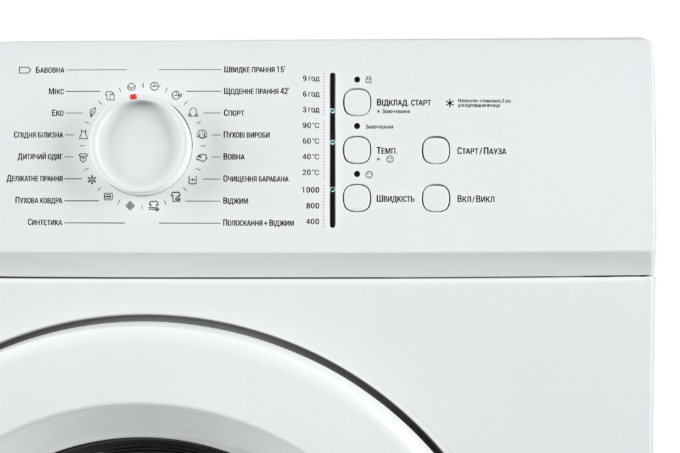 Washing machine ARDESTO front load, 6kg, 1000, A++, 44cm, white