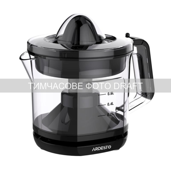 Juicer citrus-press ARDESTO, 40W, bowl-1L, plastic, black