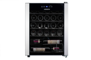 Wine cooler ARDESTO, 64.2x48x44, freez.-66L, 1 zone, bottles -24, ST, display int, black