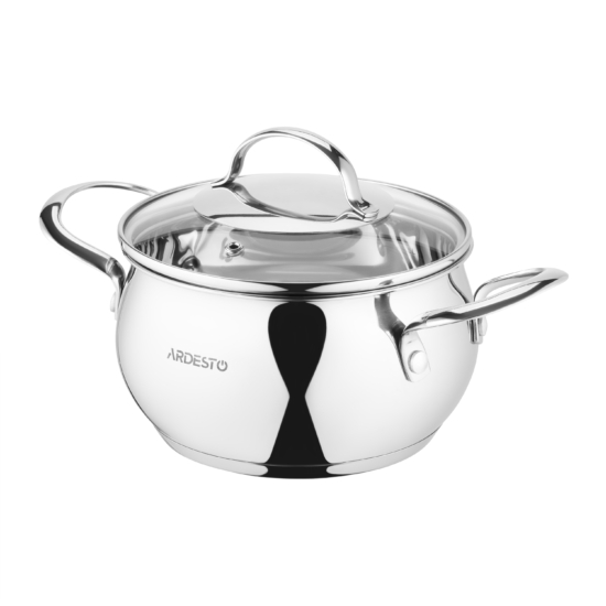 Cookware set ARDESTO Gemini Liguria, 6pcs, stainless steel