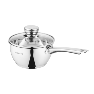 Saucepan with glass lid ARDESTO Gemini Lucca, 1.6l, stainless steel