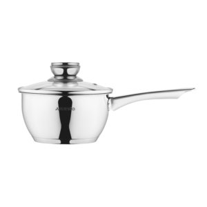 Saucepan with glass lid ARDESTO Gemini Lucca, 1.6l, stainless steel
