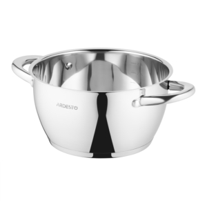 Casserole with glass lid ARDESTO Gemini Lucca, 3.2l, stainless steel
