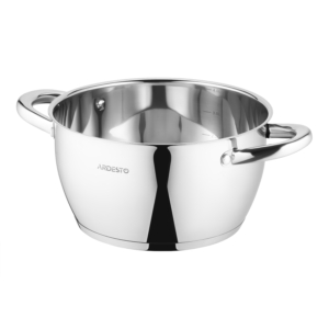 Casserole with glass lid ARDESTO Gemini Lucca, 4.2l, stainless steel