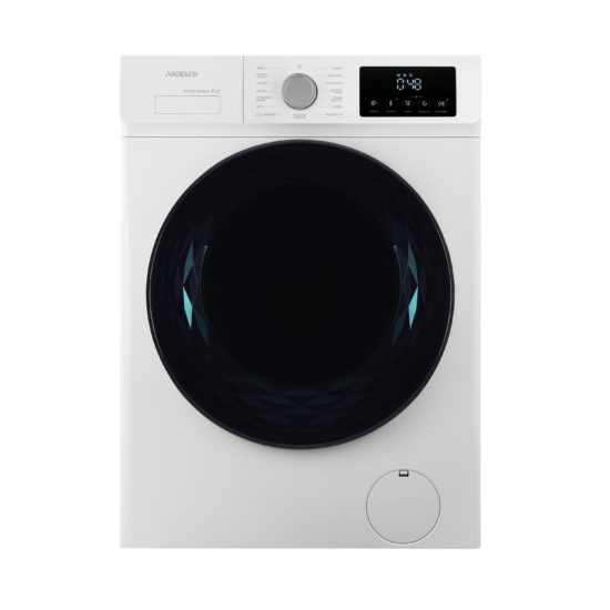 Washer-dryer ARDESTO front load, 8(5)kg, 1200, A/E, 57.2cm, display, steam, inverter, white