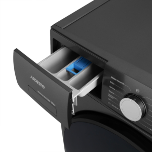 Washing machine ARDESTO front load Black Mars, 8kg, 1200, A, 55.5cm, display, steam, inverter, grey