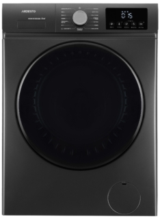 Washing machine ARDESTO front load Black Mars, 8kg, 1200, A, 55.5cm, display, steam, inverter, grey