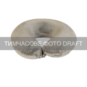 Orthopedic pillow ARDESTO Sleepwell Travel 31x28x10cm, for neck, memory foam, grey