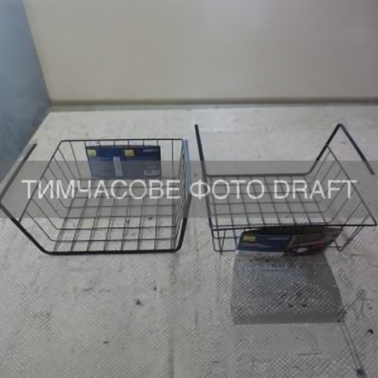 ARDESTO Полиця підвісна ARDESTO 30х24х10см, метал, чорний