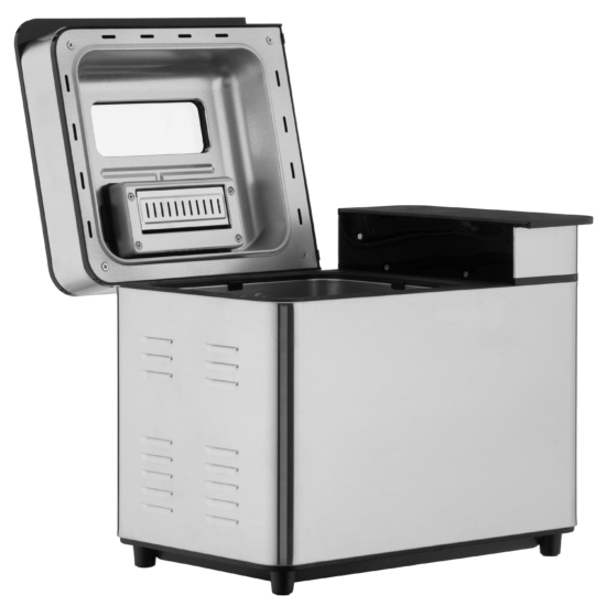 Bread maker ARDESTO 650W, programs-24, max weight -1kg, form-rectangle, stain. steel, silver