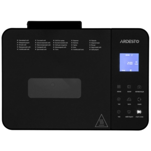 Bread maker ARDESTO 650W, programs-24, max weight -1kg, form-rectangle, stain. steel, silver