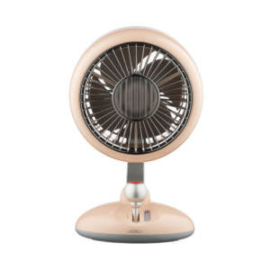 Table fan ARDESTO AviaFan FT-F3600BG desktop, 12cm, rechargeable, backlight, USB-A Type-C, beige