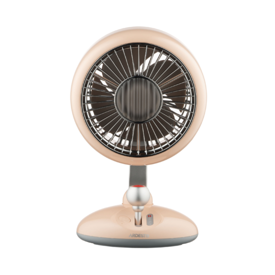Table fan ARDESTO AviaFan FT-F3600BG desktop, 12cm, rechargeable, backlight, USB-A Type-C, beige