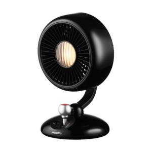 Table fan ARDESTO AviaFan FT-F3600BL desktop, 12cm, rechargeable, backlight, USB-A Type-C, black