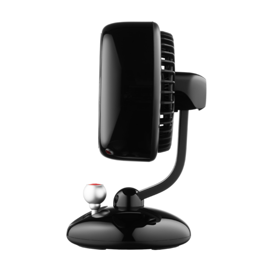 Table fan ARDESTO AviaFan FT-F3600BL desktop, 12cm, rechargeable, backlight, USB-A Type-C, black