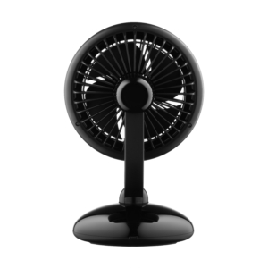 Table fan ARDESTO AviaFan FT-F3600BL desktop, 12cm, rechargeable, backlight, USB-A Type-C, black