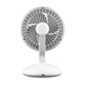 Table fan ARDESTO AviaFan FT-F3600W desktop, 12cm, rechargeable, backlight, USB-A Type-C, white