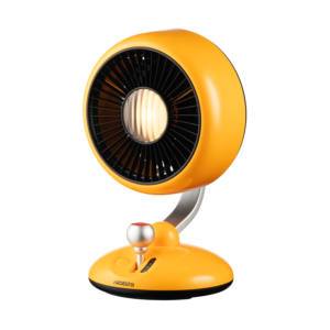 Table fan ARDESTO AviaFan FT-F3600Y desktop, 12cm, rechargeable, backlight, USB-A Type-C, yellow