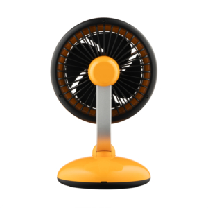 Table fan ARDESTO AviaFan FT-F3600Y desktop, 12cm, rechargeable, backlight, USB-A Type-C, yellow