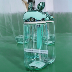 ARDESTO Пляшка для води ARDESTO Bunny 600мл, пластик, зелений