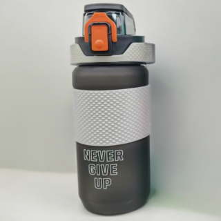 ARDESTO Пляшка для води ARDESTO Motion 600мл, пластик, чорний