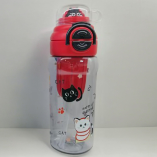 ARDESTO Пляшка для води ARDESTO Tale 650мл, пластик, червоний