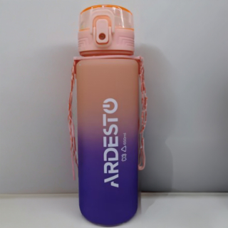 ARDESTO Пляшка для води ARDESTO Travel 650мл, пластик, рожевий