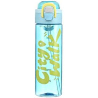 ARDESTO Пляшка для води ARDESTO City Walk 680мл, пластик, блакитний