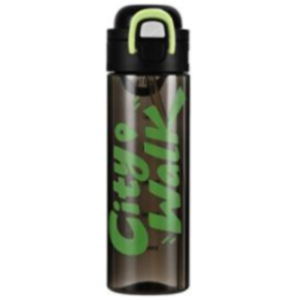 ARDESTO Пляшка для води ARDESTO City Walk 680мл, пластик, чорний