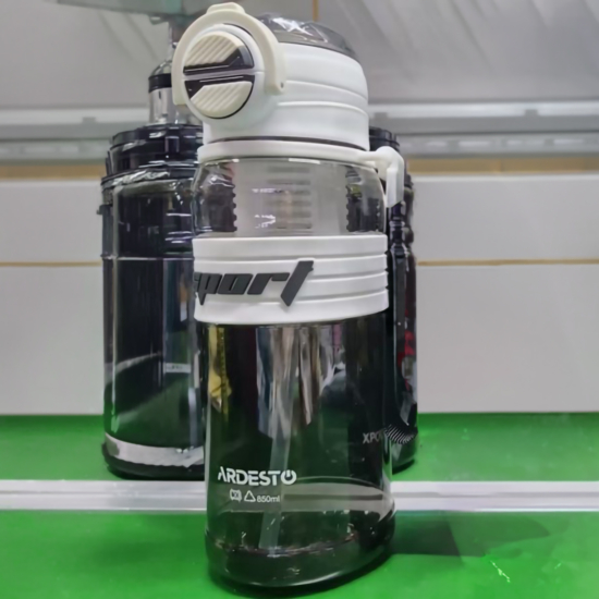 ARDESTO Пляшка для води ARDESTO Urban 850мл, пластик, білий