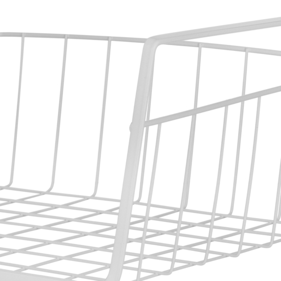 Полка подвесная ARDESTO 30х24х10см, металл, белый