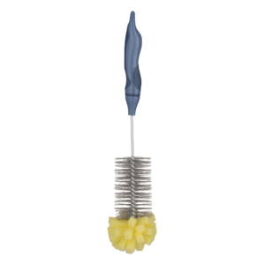 Brush for washing bottles ARDESTO with sponge 34х5cm, plastic, blue