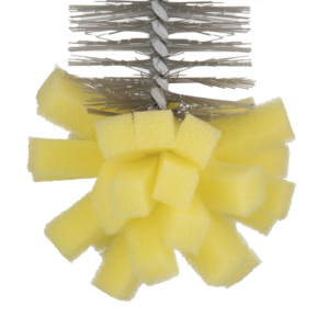 Brush for washing bottles ARDESTO with sponge 34х5cm, plastic, blue