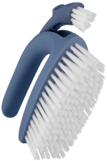 Щетка для мытья 2 в 1 ARDESTO 13х7см, пластик, голубой
