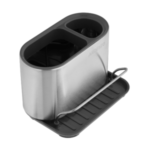 Органайзер для кухні ARDESTO Minimalism, 18×12.3×13см, пластик, сталь, сірий темний