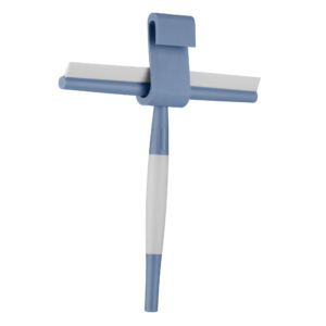 Glass scraper ARDESTO with hook 22.7х21.7cm, plastic, rubber, blue