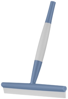 Скребок для стекла с крючком ARDESTO 22.7х21.7см, пластик, резина, голубой