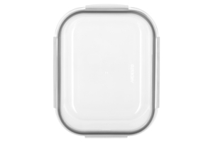 Food storage container ARDESTO Gemini 2.26l, borosilicate glass, plastic, rectangular, transparent