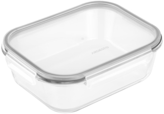 Контейнер для зберігання харчових продуктів ARDESTO Gemini 2.26л, боросилікатне скло, пластик, прямокутний, прозорий